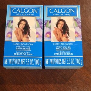 (J20) 2 Morning Glory Bath Beads - Blue